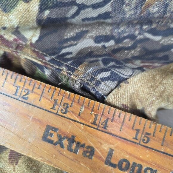 Mossy Oak Forest Floor Camo Hunting Cargo Pants Large Adj Waist Tie Ankle USA - Picture 11 of 11